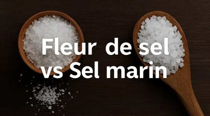 Illustration pour l'article la Fleur de Sel vs le Sel Marin