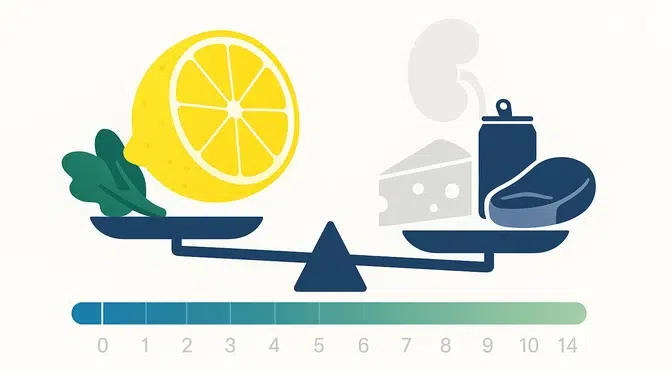 Illustration d’un citron coupé : le jus de citron alcalinise-t-il vraiment ? PRAL et équilibre acido-basique