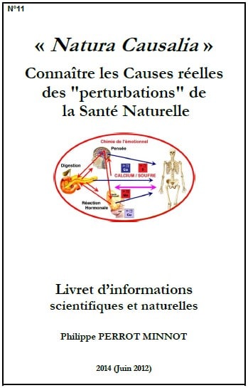 Livret n°11 d'informations scientifiques et naturelles écrit par Philippe Perrot-Minnot en vente sur la boutique de la Chimie Naturelle | www.chimienaturelle.fr 